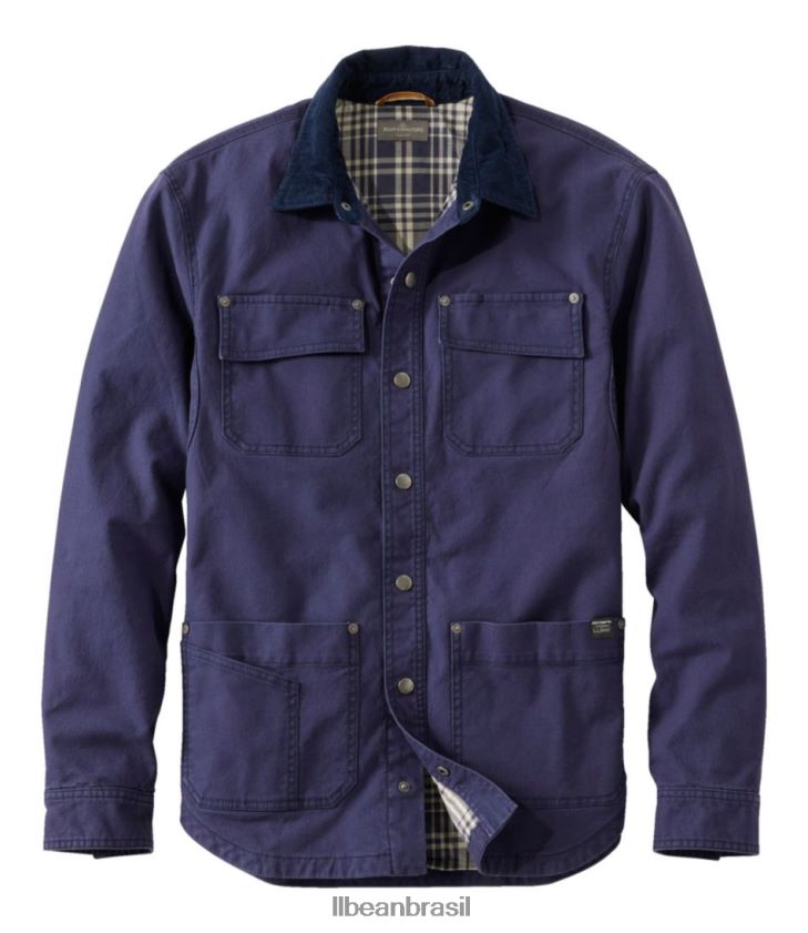 jaquetas de camisa L.L. Bean Brasil Moda L.L.Bean O exterior esta dentro de tudo o que fazemos